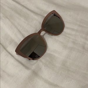 QUAY pink and mirrored sunglasses